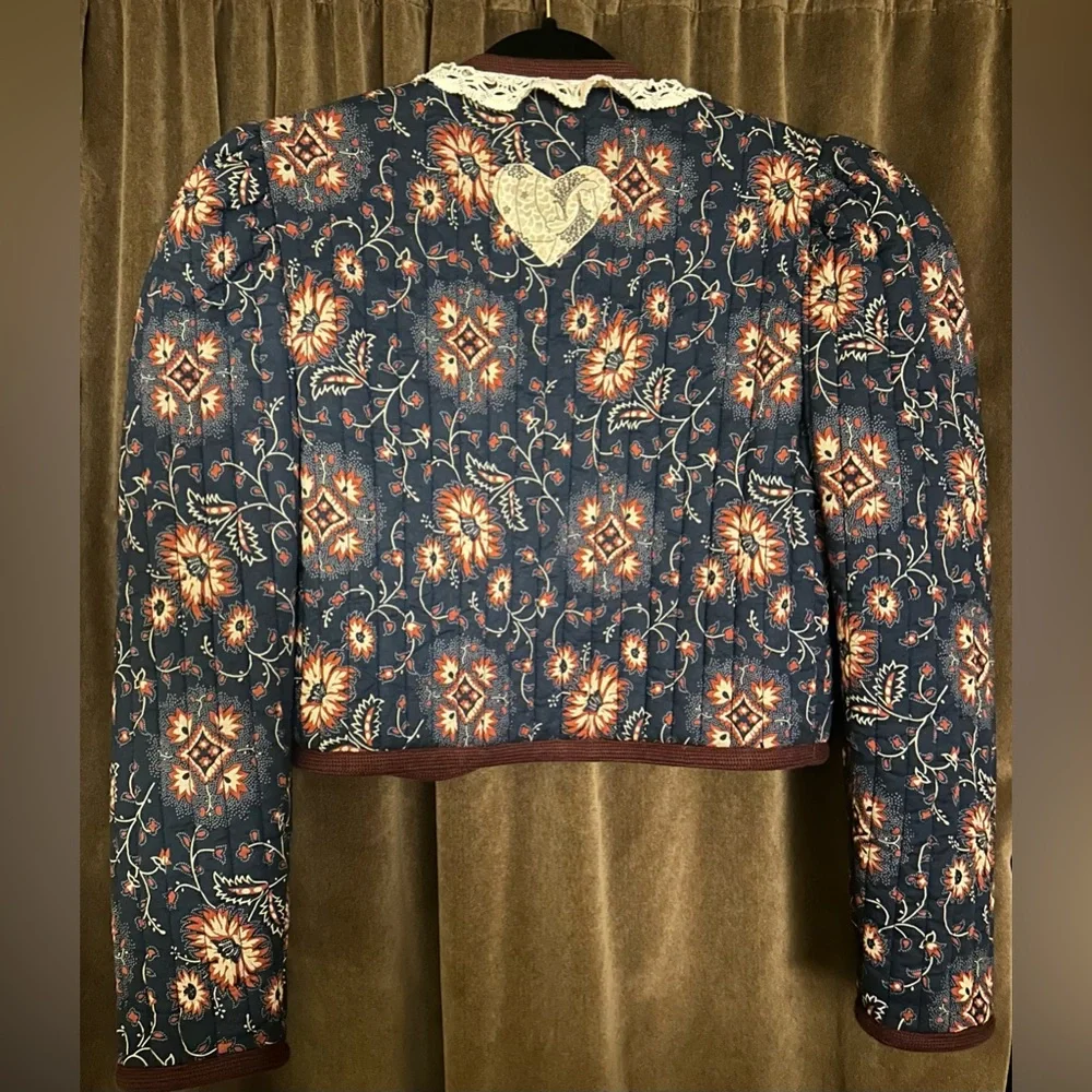 NWOT Sea New York Blue Robina Quilted Jacket - Picture 4 of 7